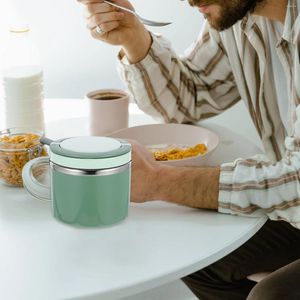 Servis frukost kopp förseglad soppgröt container kontor värme behållning tätning havregryn lunchlådor