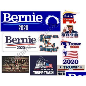 Araba Çıkartmaları Yeni Trump Train Bernie Locomotive Keep ve Bear Silah Pencere Ev Oturma Odası Dekor Duvar Damlası Teslimat Otomobilleri Motorcy Dh5ek