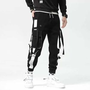 Men's Pants Cargo leggings men loose casual ins trendy cargo pants men trend nine minutes casual pants men Y240422