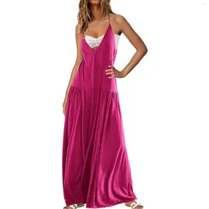 Casual Dresses Women Summer Bohemian Dress Flowy Boho Floral Beach Elegant and Pretty Women's Womens 2024