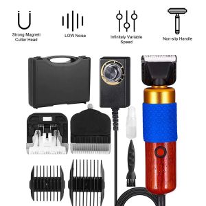 Clippers Professional Pet Pet Cat Gat Gado Shaver Helfing Máquina de corte de cabelo elétrico Clipper 200W de alta potência Ruído baixo