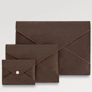 Tasarımcı cüzdan bayan çantası moda cüzdan çok yönlü lüks kadınlar cüzdan anahtar para kartı tutucu çanta klasik mektup baskı logo tasarımı 3 parçalı set para cüzdanlar prpu