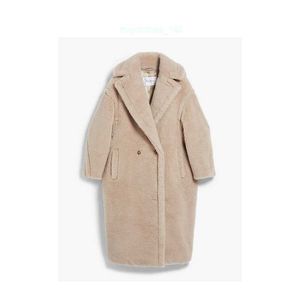 Brand Coat Women Coat Designer Coat MAX MARAS Teddy Coat Sand