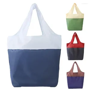 Stume da stoccaggio riutilizzabile da viaggio per drogheria Shopping pieghevole Shopping pesante Waterproof Tote Utilità giornaliera per