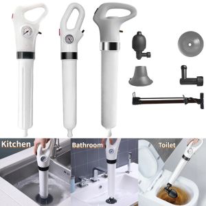 Holders Kitchen Bathroom Sewer Dredge Clogged Remover Pipe Toilet Plungers Drain Blaster Air Drain Cleaner Manual Pneumatic Dredge Tools