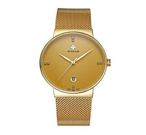 2019 Golden Mens Watch zegarek ze stali nierdzewnej Zegar zegarowy Złote Diamentowe Zegarki dla mężczyzn ELOJ HOMBRE7701995
