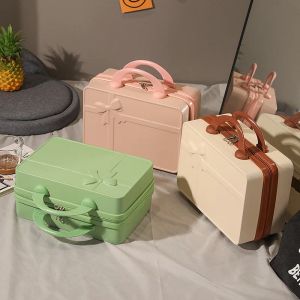 Suitcases Carryon case mini trolley case small bag female cosmetic bag 14 inch travel bag mother box suitcase suitcase luggage set