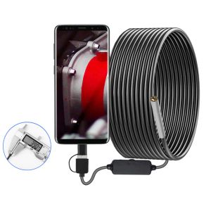 Cameras 3.9mm 2MP 1080P 3In1 USB Endoscope Camera CMOS Borescope Inspection Otoscope TypeC Otoscope for Android and Computer