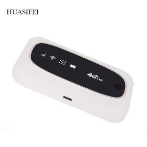 ルーターHuasifei 4G WiFiルーター150MbpsワイヤレスWIFI 3G/4G LTEルーターポータブルポケットWi Fiモバイルホットスポットロック解除グローバルSIMカード