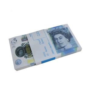 50 размер партии реплика US Fake Money Kids играет на игрушку или семейную бумагу копию британской банкноты 100 шт.