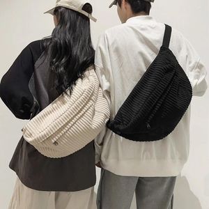 Bolsas de cintura Viagem casual de veludo da cintura Bolsa de peito multifuncional para mulheres e homem anti -roubo fanny pack banana