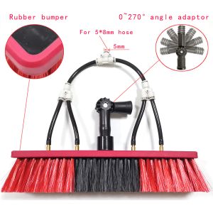 Cleaners Solar Panel Cleaning 14 Inch Water Fed Brush for Window Cleaning Solar Panel Cleaner (no Pole)