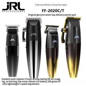 Clippers JRL Clipper JRL 2020C 2020T Professional Hair Clipper Men's Oil Head Trimmer Cordless Electric Push Shear Frisör