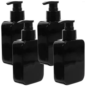 Lagringsflaskor 4 datorer på flaska Pump Shampoo Hand Soap Dispenser Press Lotion For Type Refillable