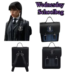 Çanta Çarşamba Addams College Bag Cosplay Cosplay Schoolbirl Backpack İngiliz Moda Stili Koleksiyonu Çocuk Doğum Günü Hediyesi İçin Okul Çantası