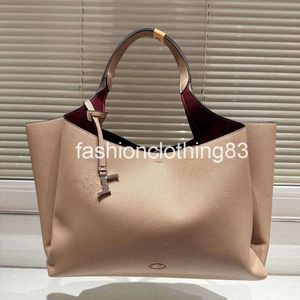 New High Quality Leather Bag Designer Bags Tote Handbags Lady T-letter Large Work Mens Casual Handle Beach