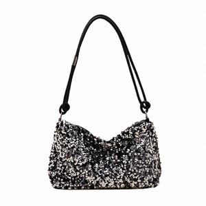 solid Color Sequins Crossbody Bags Simple INS Phe Bag Evening Clutch Bag Pocket Bag Handbag Sequins Shoulder Bags Female O4vY#