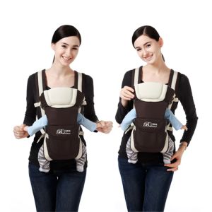 Väskor 024 M Baby Carrier Spädbarn Sling ryggsäcksbärare Front Bär 4 i 1 Populära barnbärar Wrap Baby Kangaroo Pouch