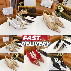 Mit Box Designer Sandalen Damen Sandalen Herren massive Sandalen Sandalen Weiße High Heels Luxus flache Folien Frauen Strand Slipper Party 35-44 Pink