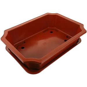 Orkide Ekici Pot Ekici Dekoratif Saksılar Büyük Bonsai Pot Bahçecilik için Kapalı Flowerpot Büyümek Başlangıç ​​Çimlenme Kutusu 240415