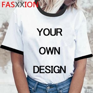 Customized Your Like Po or Your OWN Design T Shirt Men Women Unisex T-shirt Casual DIY Tshirt Custom Top Tee Male Female 240408