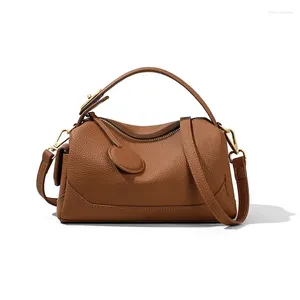 Sznurka Jonlily Women Oryginalna skórzana torba na ramię Kobietowe torebki Przyjazd Crossbody Commuter Daybag Torebka -KG1384