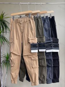 Frachthose Herren Cargo Pantsdesigner Hosen Drawess Vintage Waschanlage Seitentasche Ready-to-Wear-Färbungswäsche Vierpocket gebundene Bein Cargohose