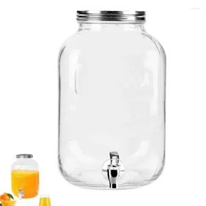 Bottiglie d'acqua bollitore per brocca fredda con rubinetto in frigorifero distributore 4l bevande contenitore per festa