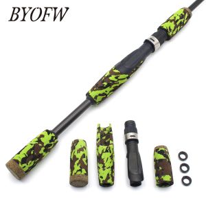 Accessoires Byofw Green Camo Eva Foam Butt Spinning Fishing Rod Griff Kit Split Grip 16# ip