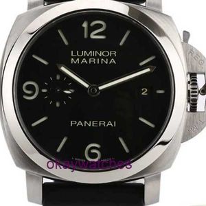 Pannerai Watch Luxury Designer, der Lecks 1950 Serie Precision Stahl Automatisch mechanische Herren PAM00312 aufnimmt