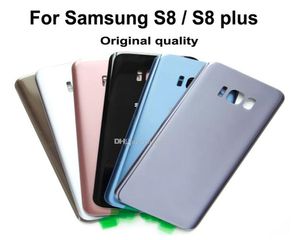 OEMバッテリードアバックカバーガラスハウジングサムスンギャラクシーS8 G850 S8 G855 Plus1245641用接着ステッカー