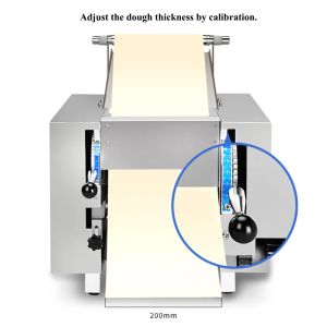 Makers Electric Dough Press Home Stainless Steel Roller 1500W Commercial Spaghetti Dumpling Noodles Maker Machine