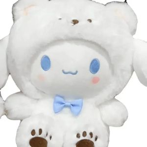 Dolls 30CM Kuromi Transformation White Bear Cinnamon Dog Plush Toy Easter Kuromi Doll Gift Pillow Stuffed Animal Patung Dolls Gifts