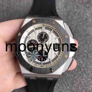 Audemar Pielut Audemar Watch Luxury Watch for Men Mechanical Watches 26400 Panda Dial Rubber Strap Швейцарский бренд