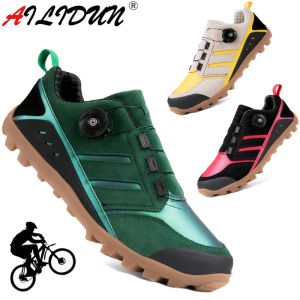 Schuhe professionelle Mountainbikeschuhe Fahrrad Sneaker Winter MTB Men Road Speed Racing Women Bicycle Shoe Stlepe Flat Sport Schuhe