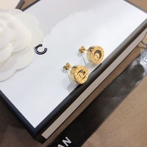 Gold Earrings Designer Like a Charm Women Party wedding Stainless steel Non Fading birthday Gift Luxury Classic Brand European Ame263Y