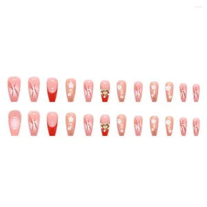 False Nails Glittery Heart Wear Wide Applications Reusable Fake For Shopping Outing Parties
