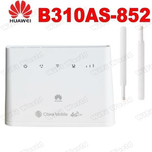 Roteadores huawei b310as852 4g LTE roteador B310 LAN Hotspot de carro 150 Mbps Modem de roteador Wi -Fi + 2pcs Antenas