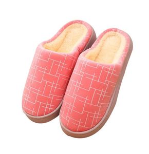 Striped women Slipper Soft Home Slippers Warm Cotton Shoes Women Indoor Slippers SlipOn Shoes for Bedroom House5154624