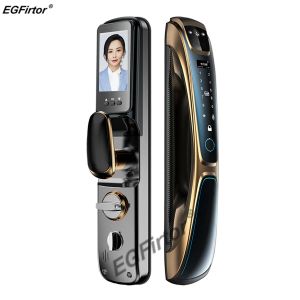 CONTROLLO EGFIRTOR CAT EYE Impronta digitale WiFi Smart Lock Password Card Chiave Control Backup APP CONTROLLA