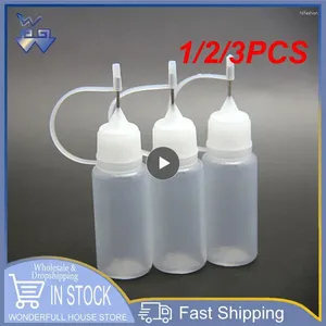 Storage Bottles 1/2/3PCS 10ml Needle Tip Bottle Translucent Applicator Glue For Painting Pointed Mouth Oil Dispensing