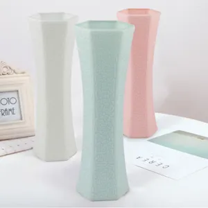Vaser plast blomma vas anti fall nordisk stil potten imitation keramisk modern arrangemang vardagsrum
