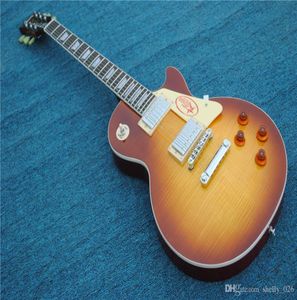 ギター全体のカスタムショップ1959 r9 les tiger flameポールエレクトリックギターチブソンEMS7875312