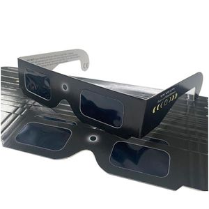 3D óculos 500 x papel de eclipse solar total para visualização Protectar seus olhos de 231025 Drop Delivery Electronics Home Audio Video Dh6mq