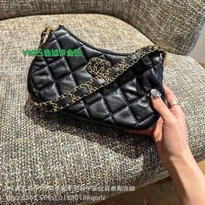 designerka torba crossbody modna gruba łańcuchowa łańcuch cross korpus plisowany krowia wysoka wersja