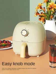 Fryers PandaJoJo Mini Air Fryer 2L Home Dormitor Piekarnik o niskiej mocy w pełni automatyczne smażenie elektryczne naftowe w jednym maszynie do biletu powietrza