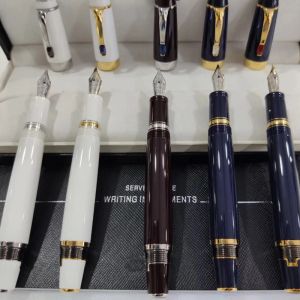Pens M Limited Edition Fountain Pen 14K ExtendRetract Nib 4810 Bohemia Luxury Diamond Clip Writing Smooth OFFIC SUPPLI STATIONERI