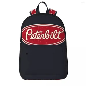 Backpack Peterbilt Truck Racing Backpacks Large Capacity Children School Bag Shoulder Laptop Rucksack Waterproof Travel