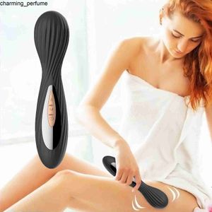 Vibrator Wand Sex Toys Soft Silicon Handheld Cordless Personal Wand Massager Vibrator Sexuell njutning Verktyg för kvinnor