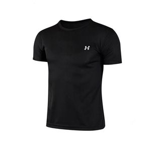 Maglietta per abbigliamento sportivo Uomini Stampare Shirt Drivesing Shirt che corre rapido a secco traspirante Fitness Shirts 240416